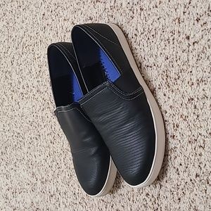 Dr Scholls black slip ons 10